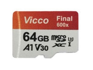 مموری میکرو 64GB ویکو Vicco مدل A1-V30 All in one کلاس 10 استاندارد UHS-I U3 بدون رم ریدر