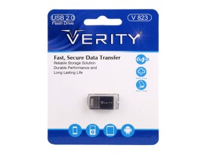 فلش مموری وریتی مدل V823 USB2.0 ظرفیت 64 گیگابایت | Verity v823 USB2.0 64GB Flash Memory