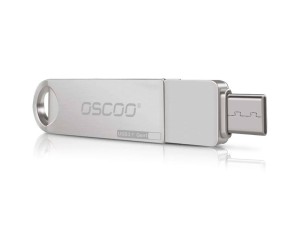 فلش مموری OTG USB 3.0 اسکو Oscoo ظرفیت 64 گیگابایت مدل CU-002 Type C