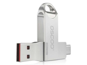 فلش مموری OTG USB 3.0 اسکو Oscoo ظرفیت 64 گیگابایت مدل CU-002 Type C