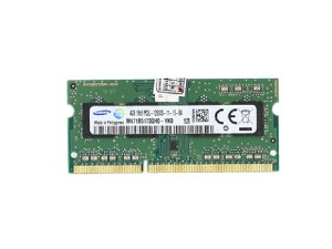 رم لپ تاپ سامسونگ 4 گیگابایت DDR3 با فرکانس 1600 مگاهرتز