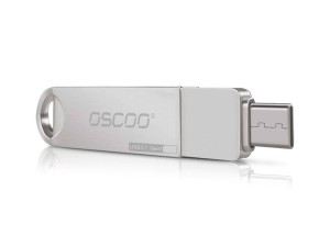 فلش مموری OTG USB 3.0 اسکو Oscoo ظرفیت 32 گیگابایت مدل CU-002 Type C