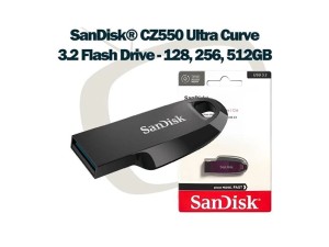فلش مموری سن دیسک مدل Ultra Curve CZ550 ظرفیت 32 گیگابایت USB ۳.۲