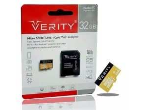 حافظه میکرو اس دی وریتی Verity مدل یو 1 به همراه آداپتور با ظرفیت 32 گیگابایت