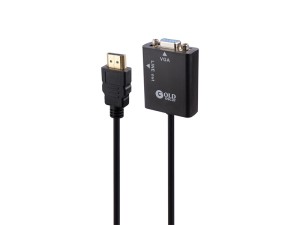 تبدیل Gold Oscar HD Conversion HDMI To VGA + کابل صدا