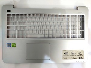 قاب C (دور کیبورد) لپ تاپ ایسوس Asus K556   نقره ای - اینتر کوچک به همراه تاچ کارکرده اورجینال