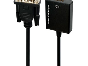 تبدیل Adapter 5138 VGA To HDMI + کابل صدا و کابل Micro USB