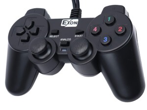 دسته بازی دوبل شوکدار سیمی Exon UC-JS704S2