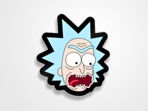 استیکر Angry Rick