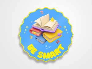 استیکر/ برچسب be smart