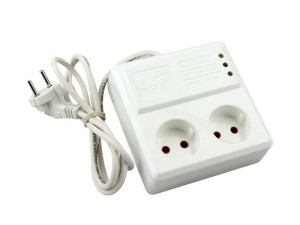 محافظ برق یخچال و فریزر ۲ خانه الکتروفاز با کابل ۳ متری Electrofaz 2002