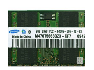 رم لپ تاپ 2 گیگ  samsung DDR2-PC2 (800-6400)
