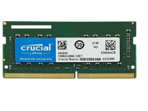 رم لپ تاپ 8 گیگ Crucial DDR4-2400 MHZ 1.2V