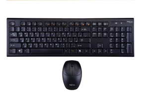 کیبورد و موس بی سیم هترون مدل HKCW130