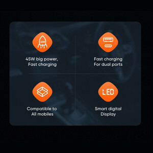 شارژر فندکی مک دودو مدل CC7030-45W