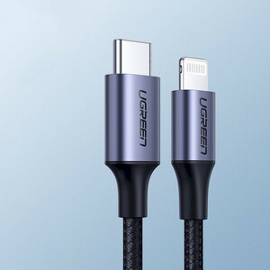 کابل تبدیل usb-c به لایتنینگ یوگرین مدل US304 طول 1 متر