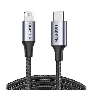 کابل تبدیل usb-c به لایتنینگ یوگرین مدل US304 طول 1 متر