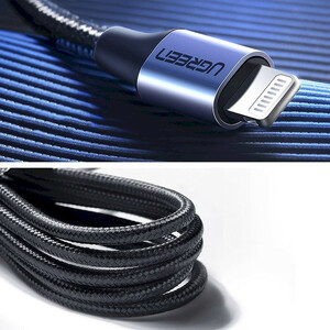 کابل تبدیل usb-c به لایتنینگ یوگرین مدل US304 طول 1 متر