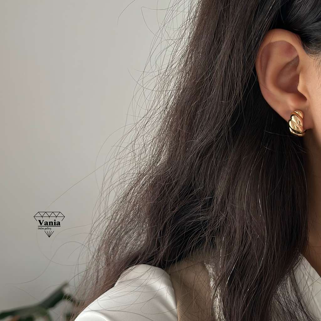 گوشواره حلقه ای ژوپینگ کروسان