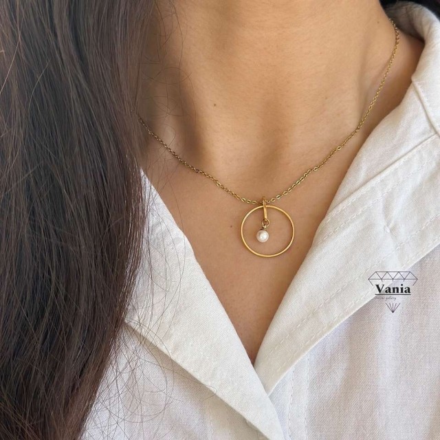 گردنبند مینیمال استیل کد As1050