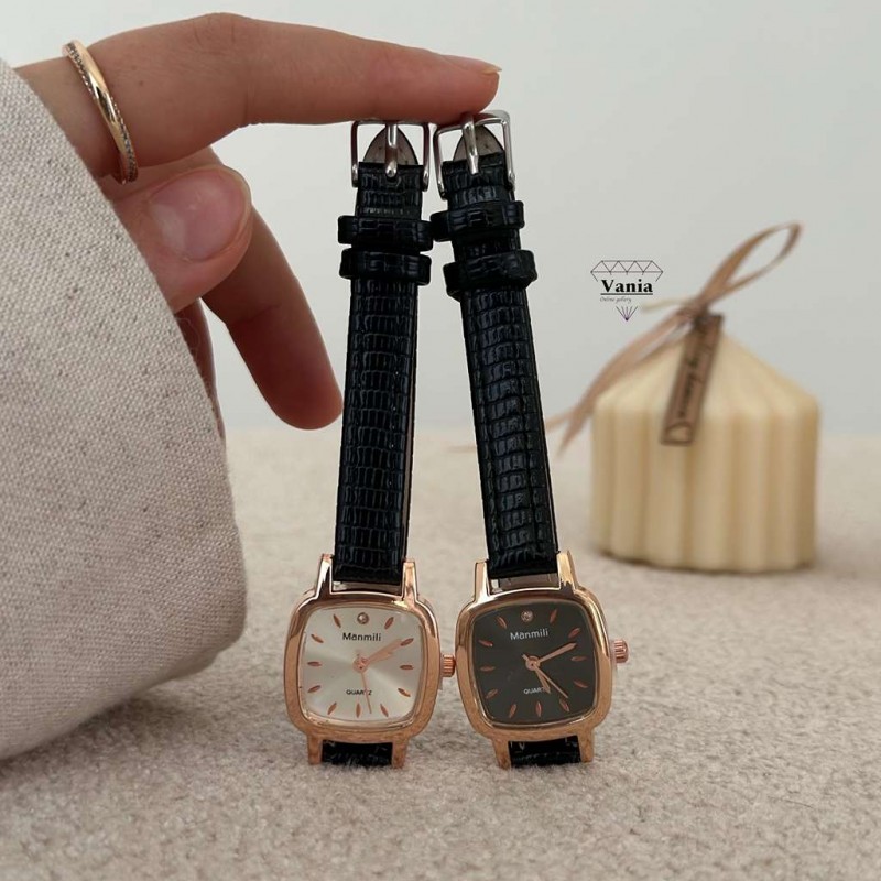 ساعت بند چرمی مانمیلی تینی کد As1100