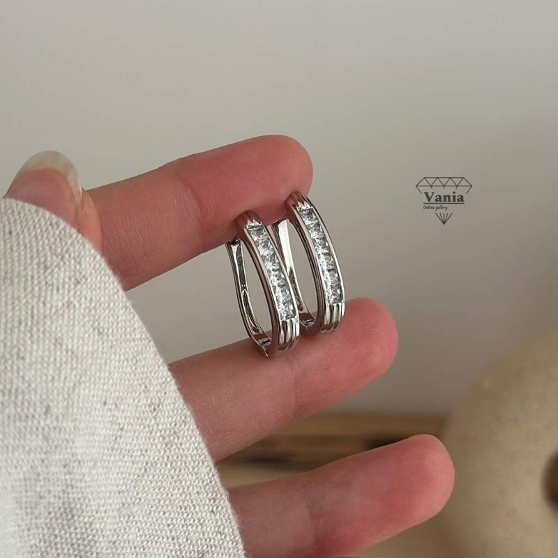 گوشواره ژوپینگ فلورا کد As1105