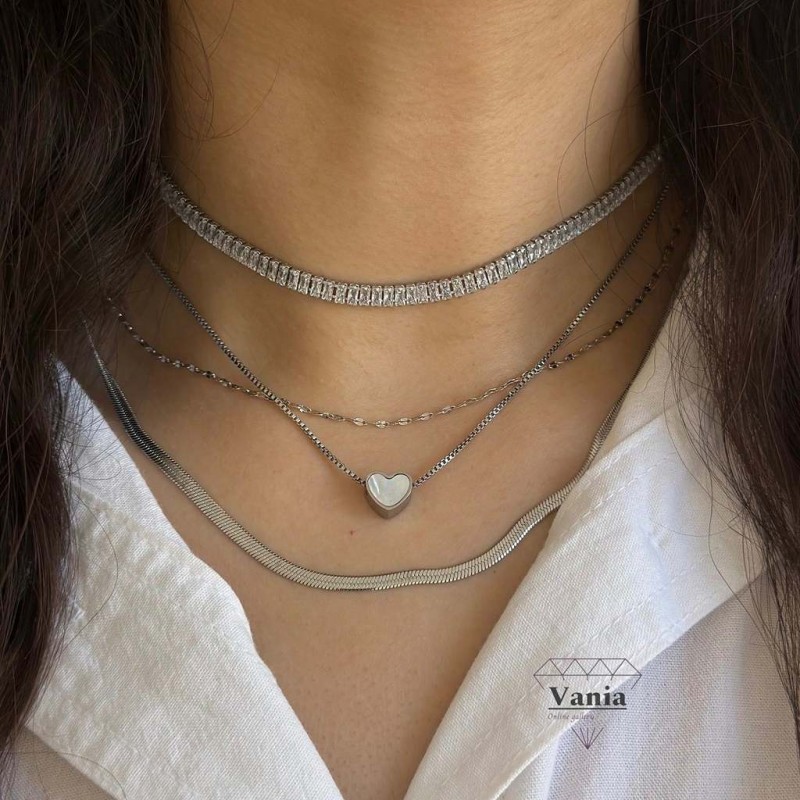 کالکشن گردنبند سیلور سولو کد As1035