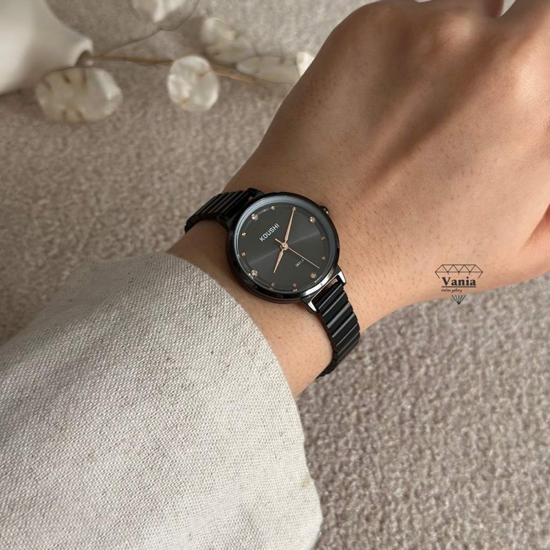 ساعت مینیمال مشکی کوشی کد As1139