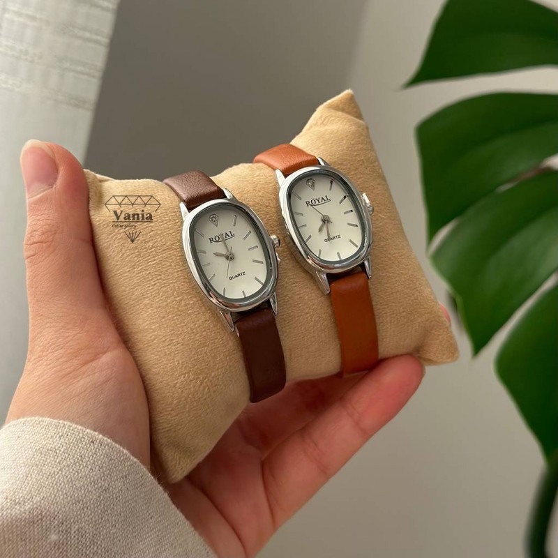 ساعت بند چرمی رویال 2 کد As1144