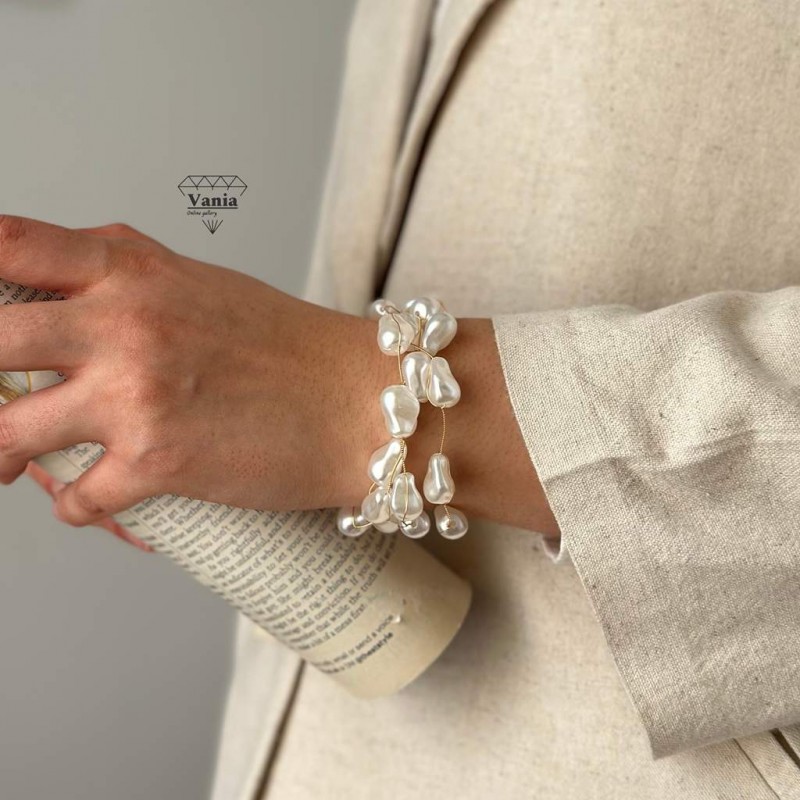 دستبند مرواریدی کد As1149