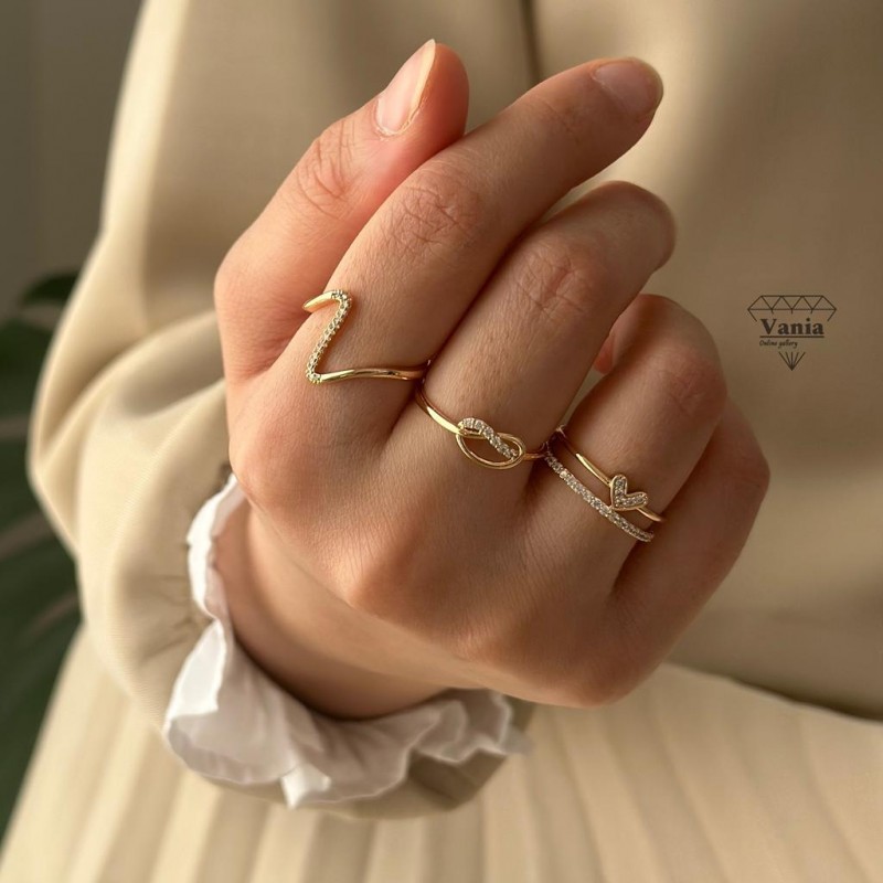 کالکشن انگشتر CM طلایی کد As1171