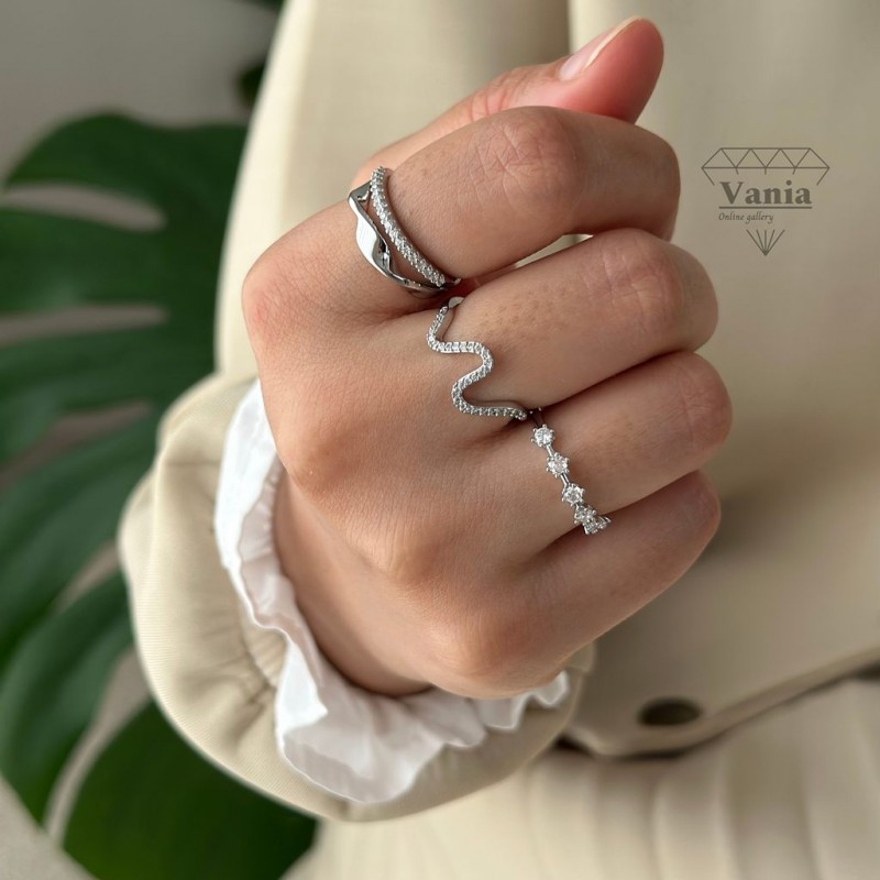 کالکشن انگشتر سیلور cm آرا  کدAs1254