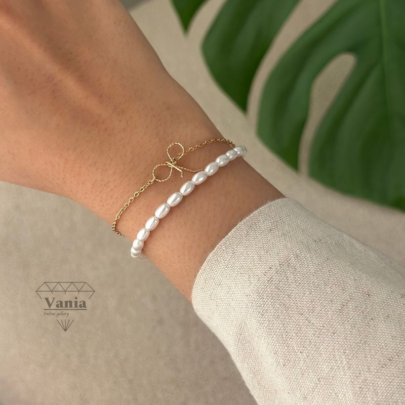 دستبند دو لاین پاپیونی کد As1255