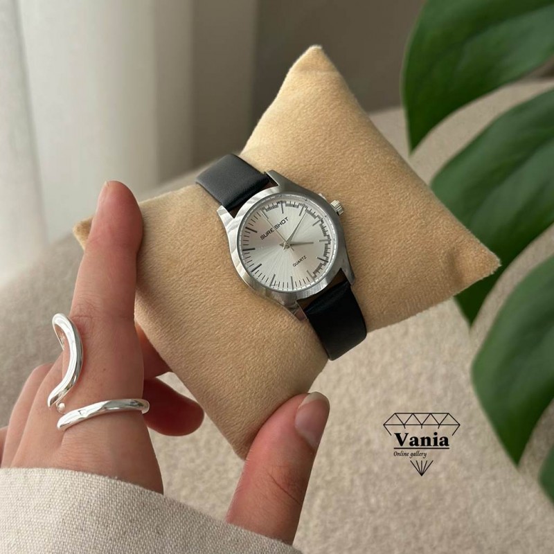 ساعت بند چرمی سورشات 5 کد As1266