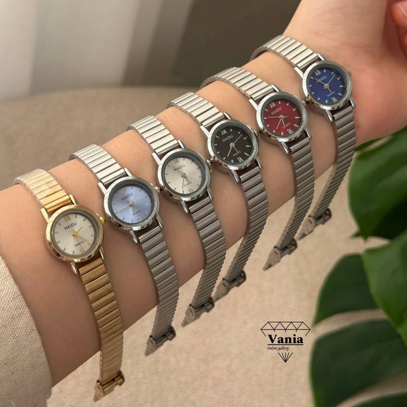 ساعت نایدو نقلی بند استیل کد As1300