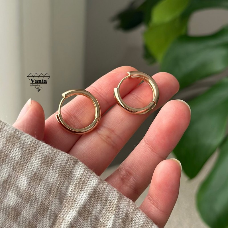 گوشواره حلقه ای آینه ای ژوپینگ کد As1335