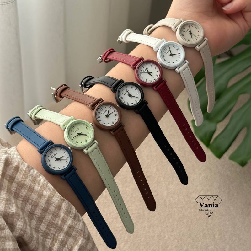 ساعت بند چرمی آیرا صفحه گرد کد As1341