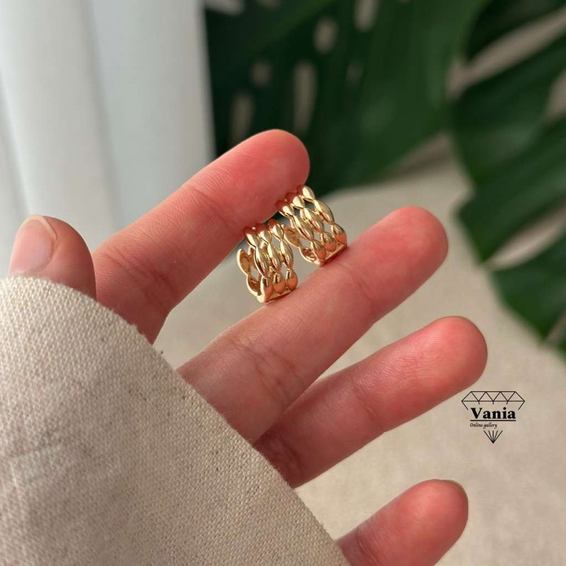 گوشواره حلقه ای ژوپینگ گونه