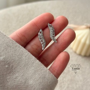 گوشواره جواهری و رنگ ثابت