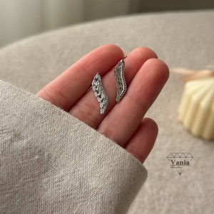 خرید گوشواره سنگ کاری شده