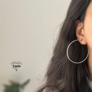 گوشواره حلقه ای بزرگ