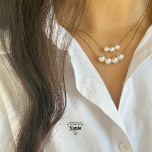 خرید گردنبند مرواریدی دخترانه