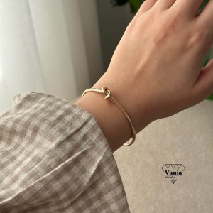 بنگل طلایی ظریف