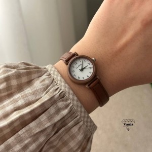 ساعت بند چرمی آیرا صفحه گرد کد As1341