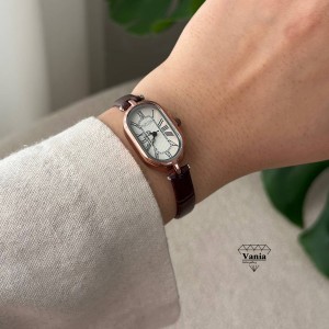 ساعت بند چرمی کلاسیک مایا کد As1342