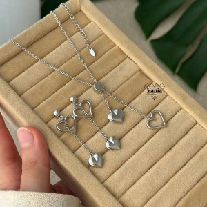 نیم ست قلب آویز ژوپینگ