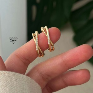 خرید گوشواره ژوپینگ طرح بینهایت