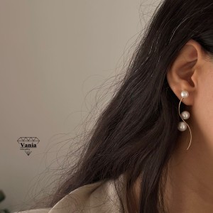 گوشواره مرواریدی دو حالته