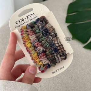 کش مو چهارخونه رنگی کد As1367