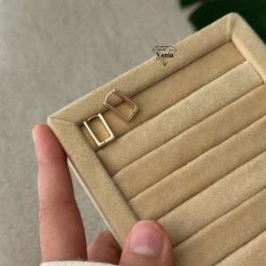 گوشواره حلقه ای روکش طلا